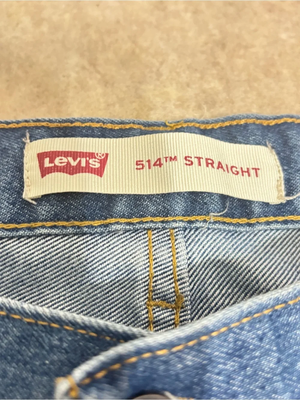 Levi's Kids Straight-Leg Jeans in Blue Denim